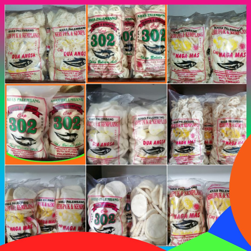 

KERUPUK DAN KEMPLANG ASLI PALEMBANG KEMASAN 250 GRAM