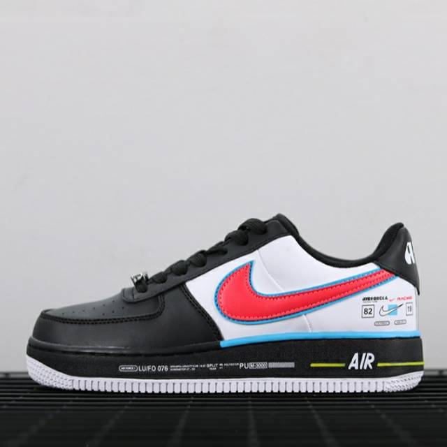 nike air force 1 low black stars