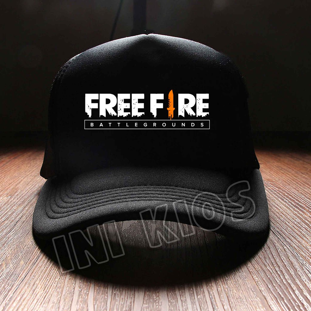 BERKUALITAS Topi Trucker Jaring FREE FIRE FF GARENA Simple Keren Pria  Wanita Must Buy Diamond