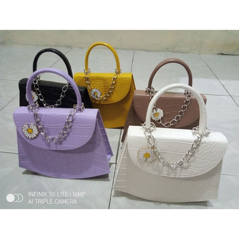 Tas Daisy Flower/Tas Andin / Tas Selempang wanita terbaru