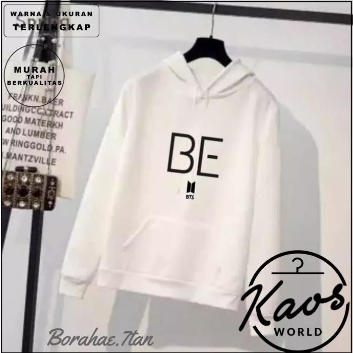 HOODIE OBLONG BTS BE BESAR PAKE LOGO BTS