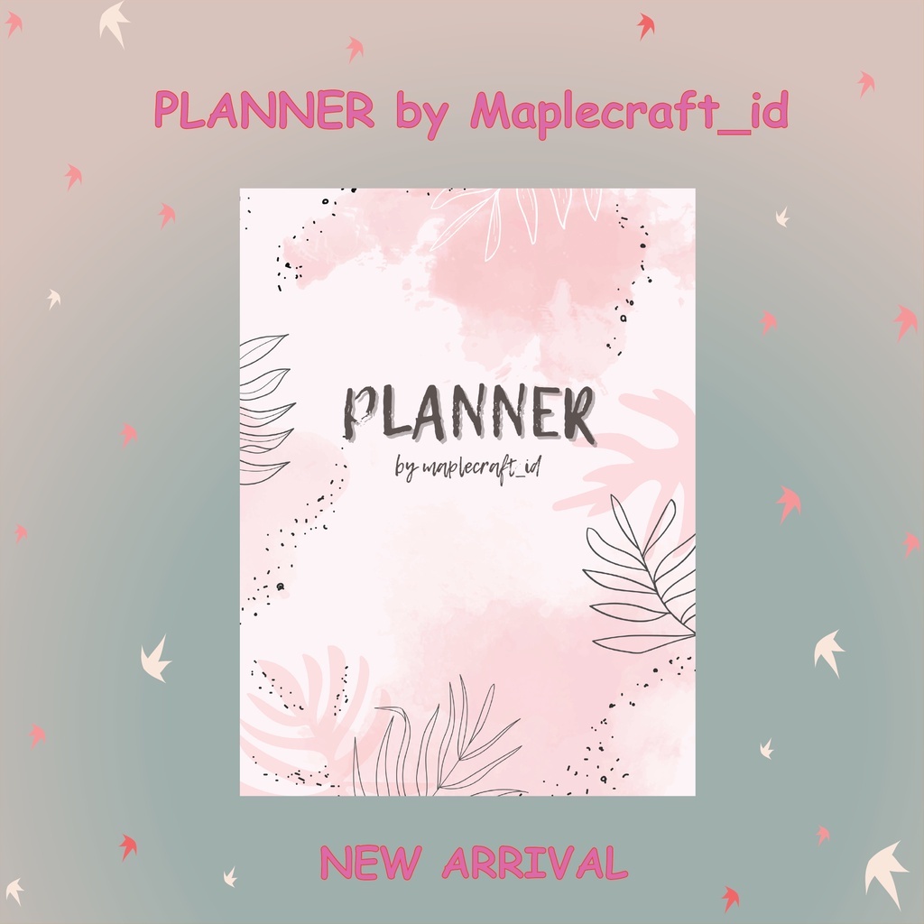 

[NEW ARRIVAL] Daily planner Weekly planner Monthly planner Study planner HVS 80 gsm