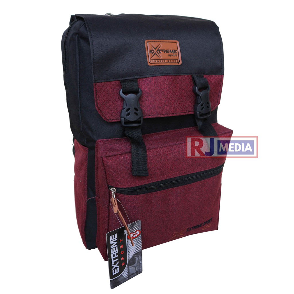 Tas Ransel Model Distro Extreme Kekinian Backpack Murah Multifungsi Sekolah Travelling Hiking