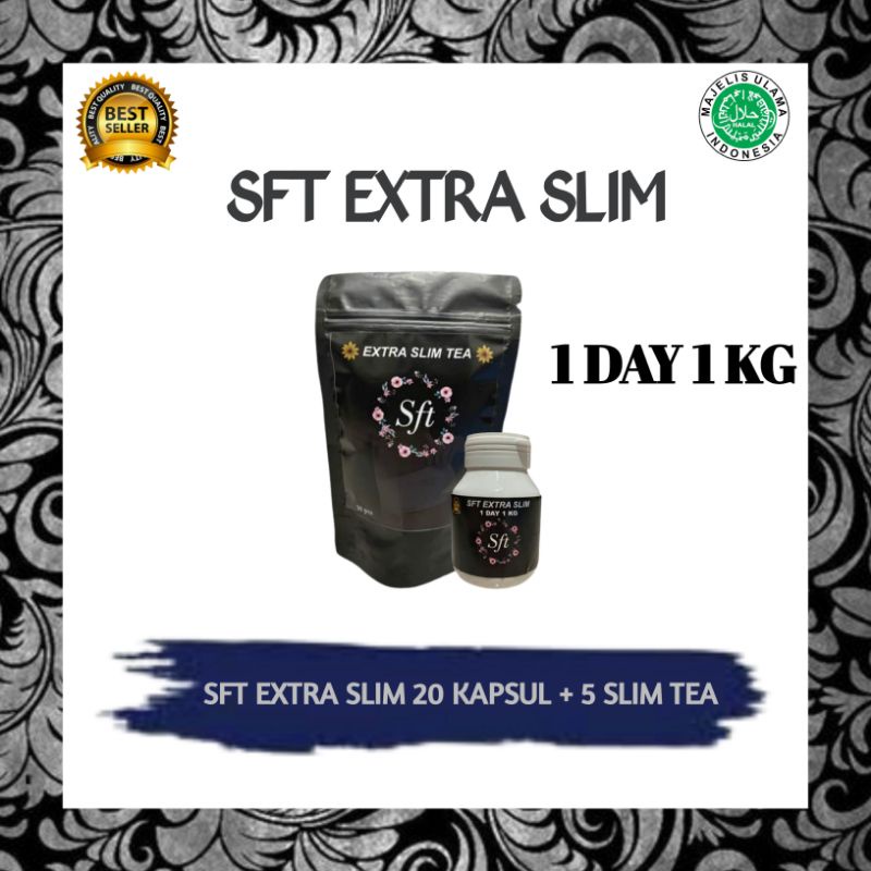 SFT EXTRA SLIM ORIGINAL 1 DAY 1 KG , PELANGSING BADAN