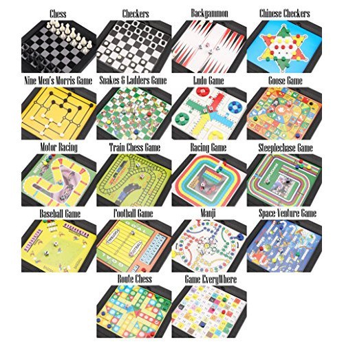 MWN Mainan 18 in 1 Magnetic Game TGS-004 Family Games Board Games