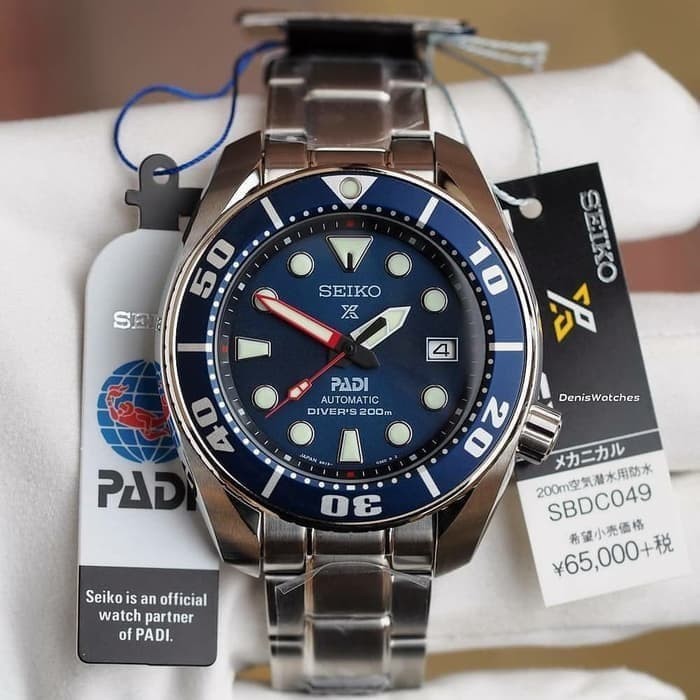 Jam Tangan Seiko Prospex Padi Sumo SBDC049J1 Diver Limited Edition Original