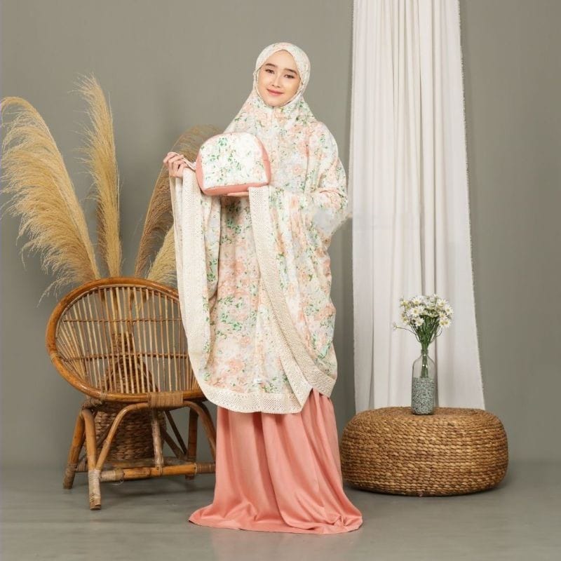 Mukena Jumbo Dewasa 2in1 DAISY Rayon Viscose Premium