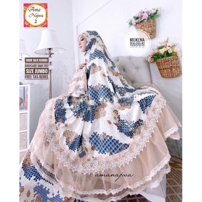 MUKENA DEWASA PEREMPUAN SUPER JUMBO/SUPER MEWAH ELEGAN/MUKENA ORIGINAL MUKENA EKSKLUSIF MEWAH BAHAN 
