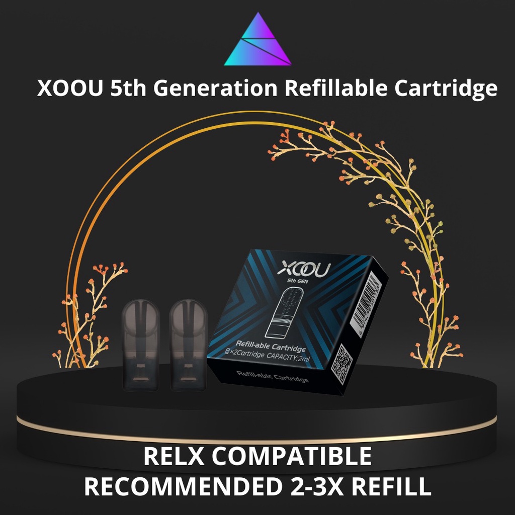 [PNCSID] [RELX COMPATIBLE] XOOU 5th Gen Refillable Cartridge