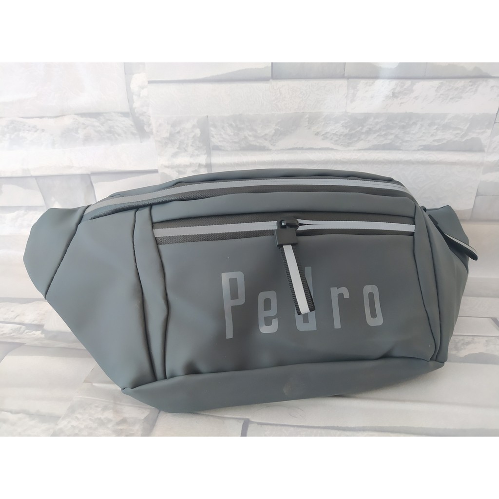 Tas waistbag pedro cowok cewek / waistbag waterproof import berkualitas / tas slempang cowok cewek