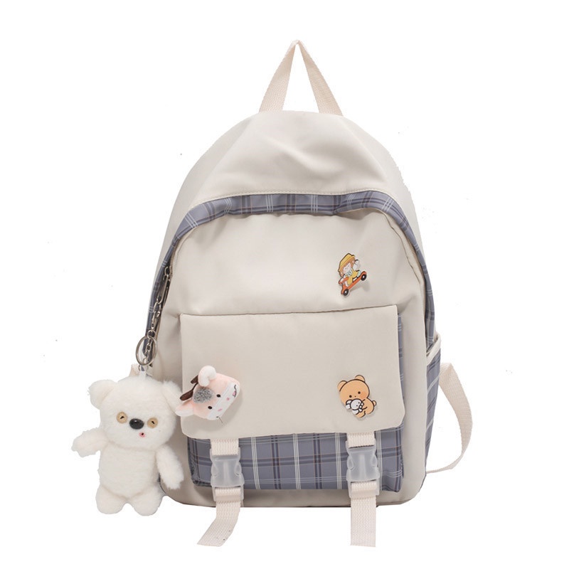 clif bag - tas ransel wanita style korea school backpack perempuan import premium by clif