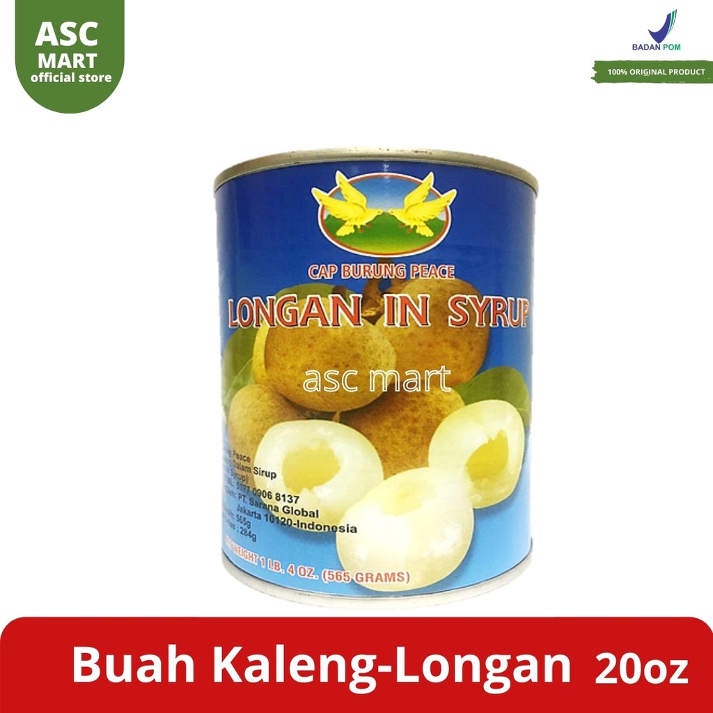 

Buah Kaleng Peace Longans In Syrup - Thailand