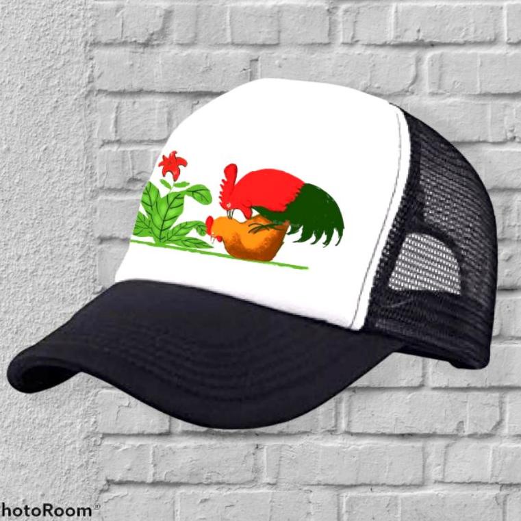 Gratis ongkir Topi Jaring Trucker Ayam Jago Kawin .,.,.,..,