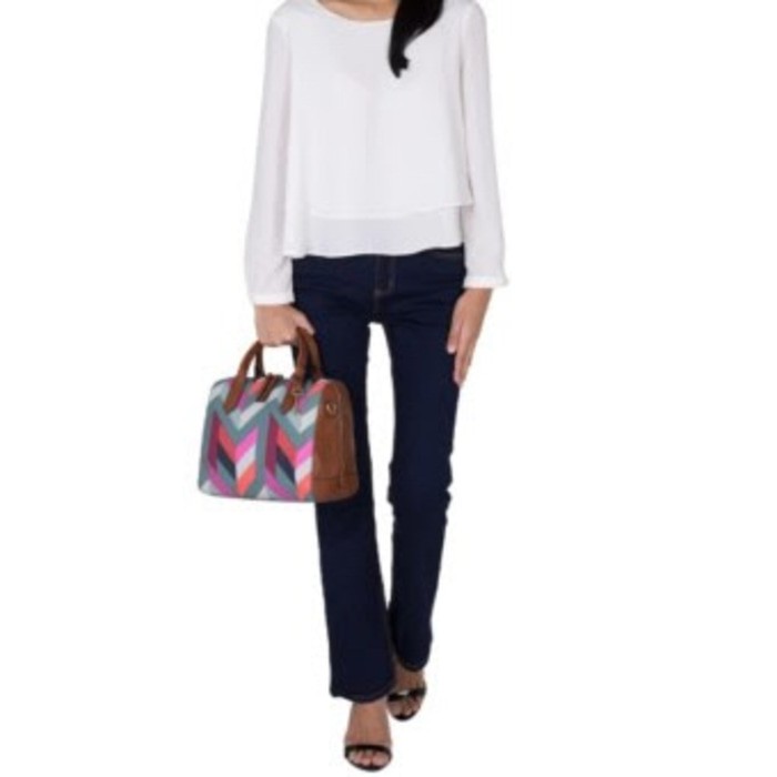 Ready tas fossil Fiona chevron original