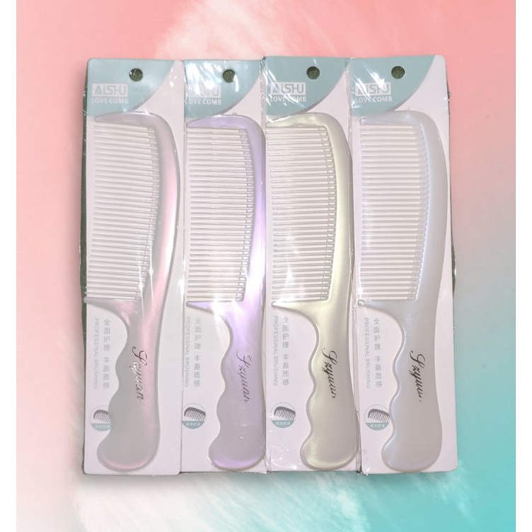 Sisir rambut metallic pria wanita warna bunglon bahan tebal