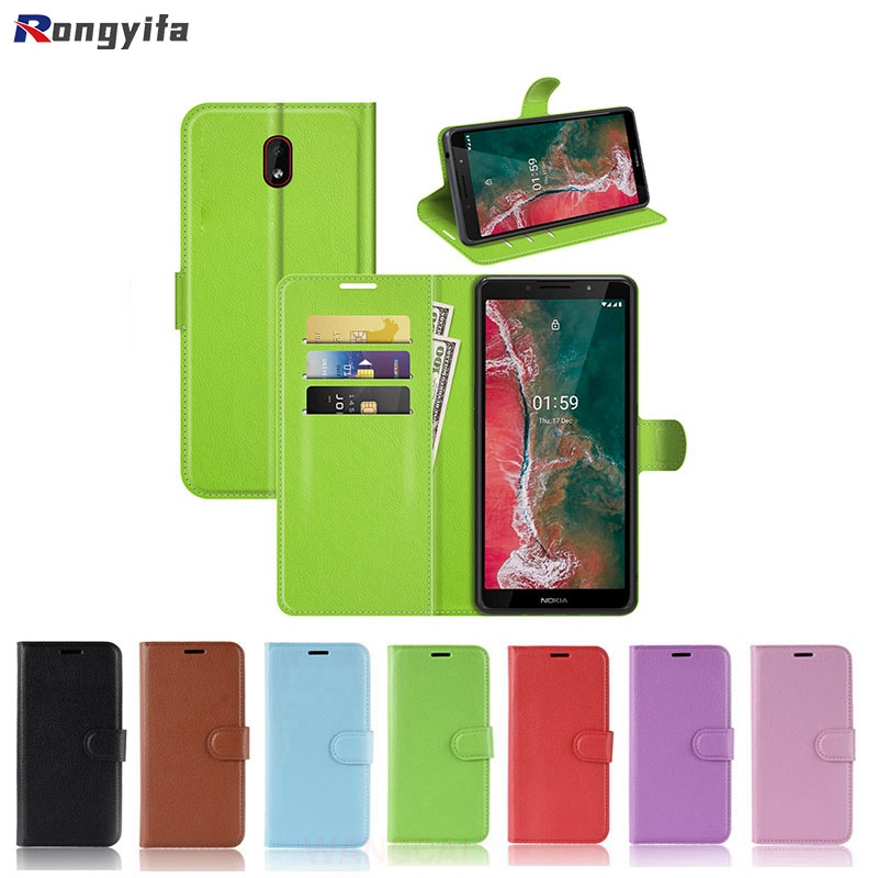 nokia g20 1 1  plus 5 4 c3 2 4 phone case litchi leather simple business wallet flip card package sl