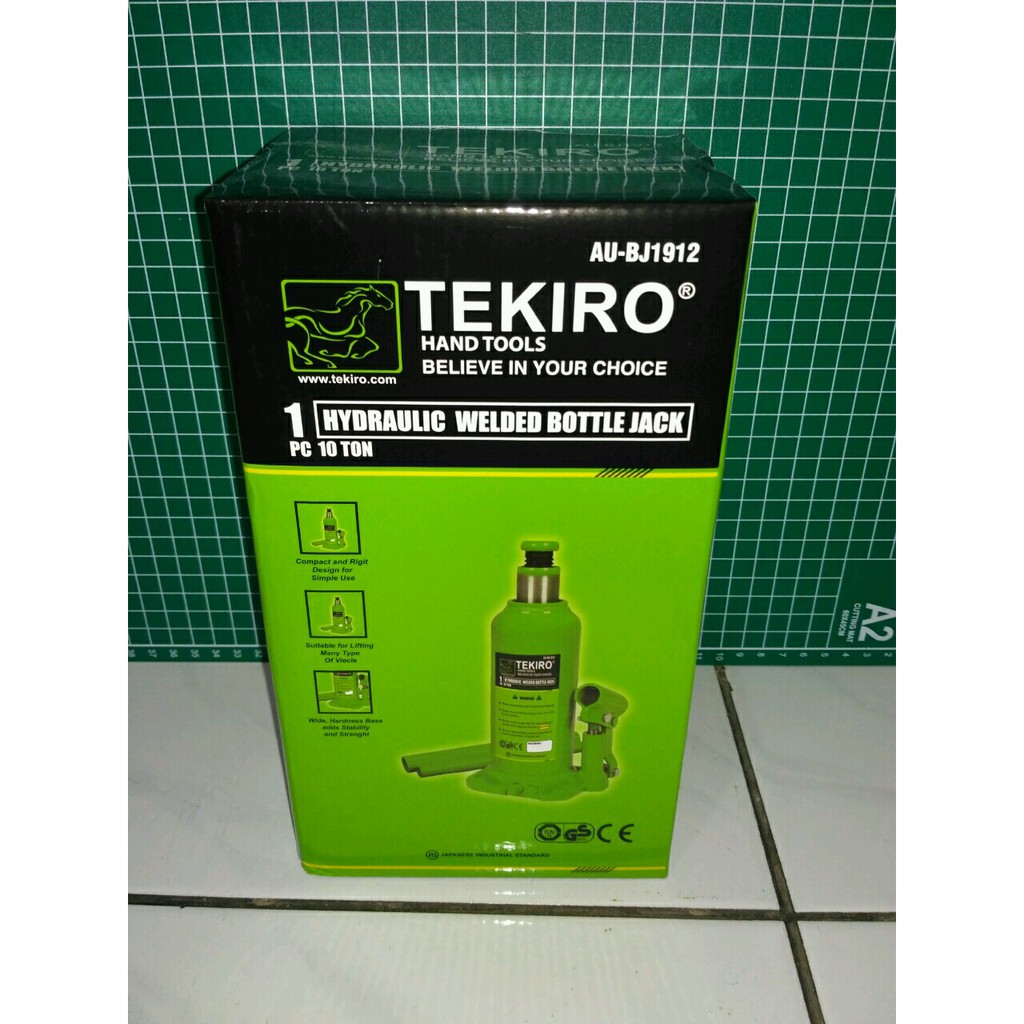 TEKIRO - DONGKRAK BOTOL 10 TON - DONGKRAK MOBIL HYDRAULIC - ORIGINAL