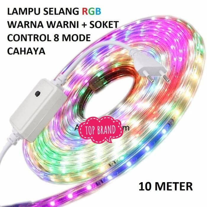 LAMPU LED SELANG WARNA WARNI-LAMPU HIAS/LAMPU TAMAN/LAMPU DEKORA