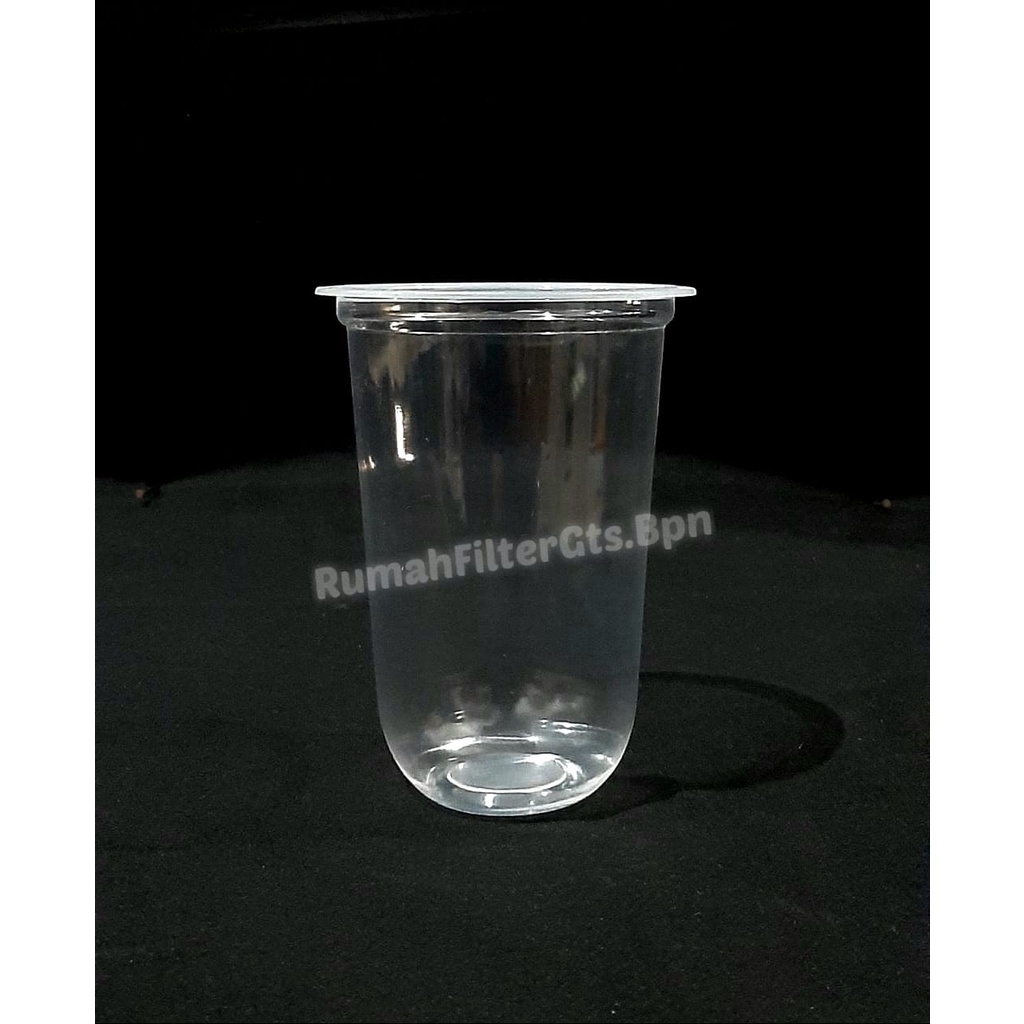 Jual GELAS CUP PLASTIK OVAL 16 OZ ( ISI 50 ) / GELAS OVAL 16 OZ ( 7 GR ...