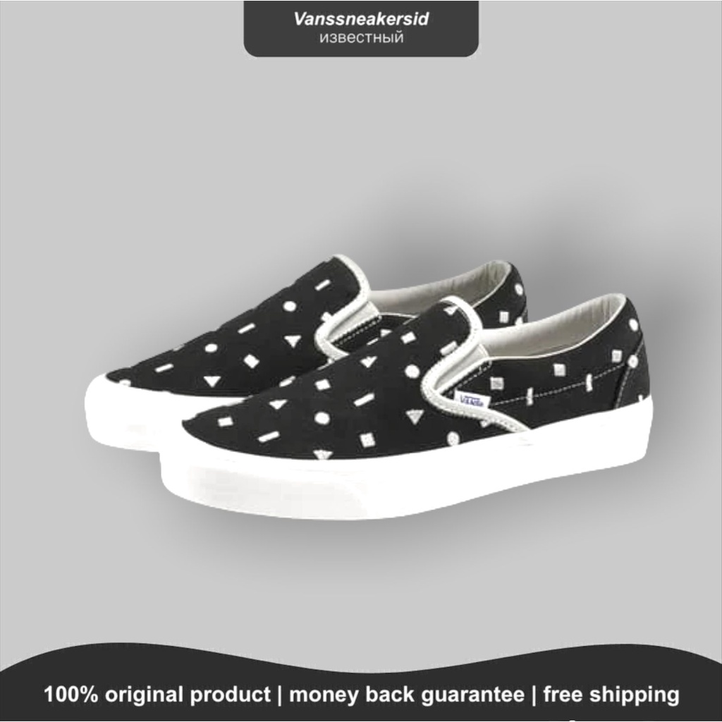 VANS SLIPON OG VAULT EMBROIDERY BLACK/WHITE ORIGINAL
