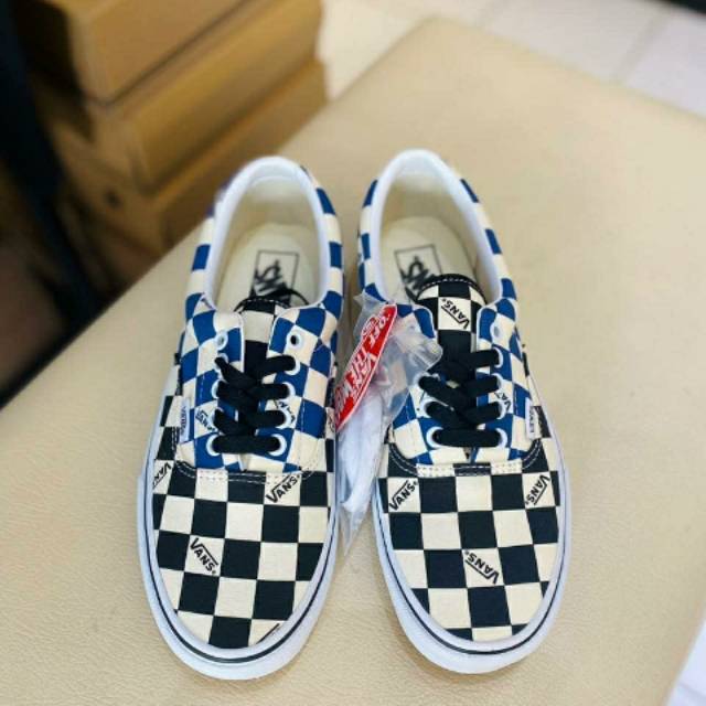 Vans Era Big Checkerboard Black Navy