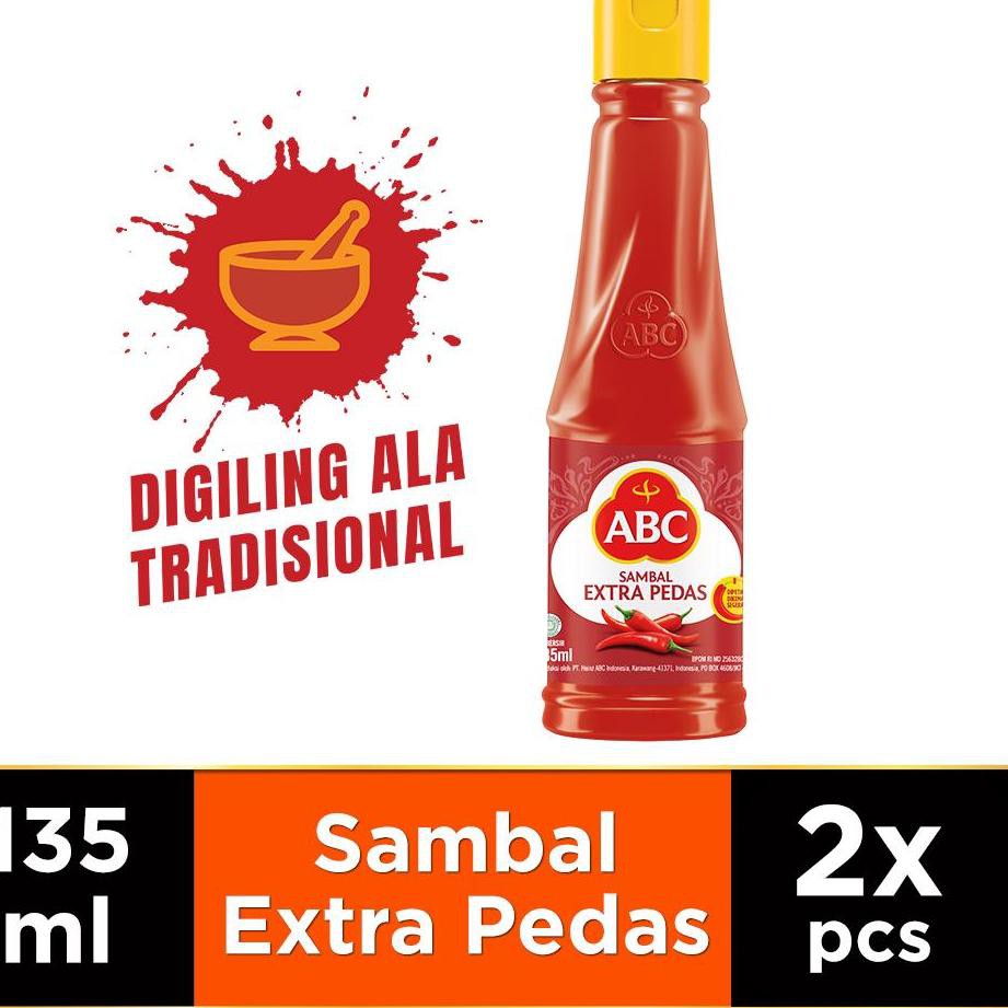 

TERPERCAYA ABC Sambal Extra Pedas 135 ml - Twin Pack