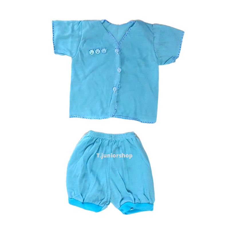 BAJU PENDEK BAYI NEWBORN WARNA POLOS/BAJU BAYI NEWBORN PENDEK WARNA POLOS