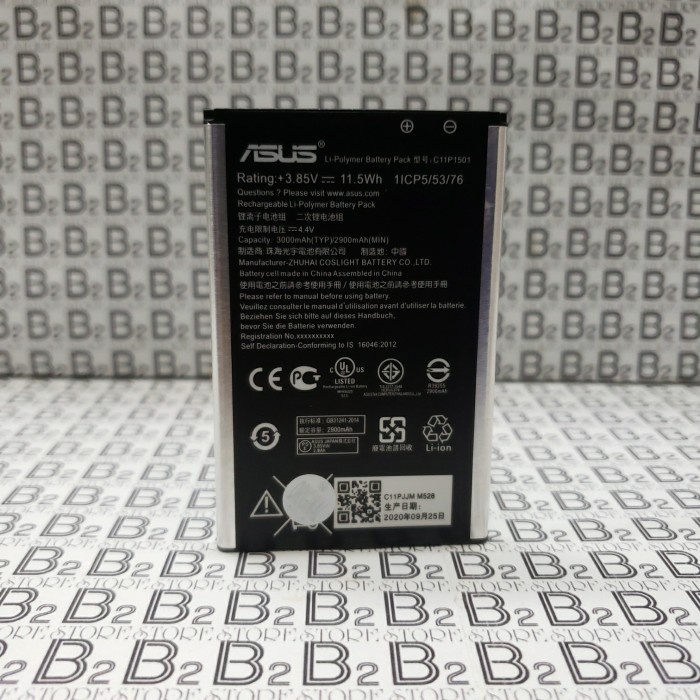 ORIGINAL 100% Batre Baterai Battery Asus Zenfone Selfie Selfi ZD551KL