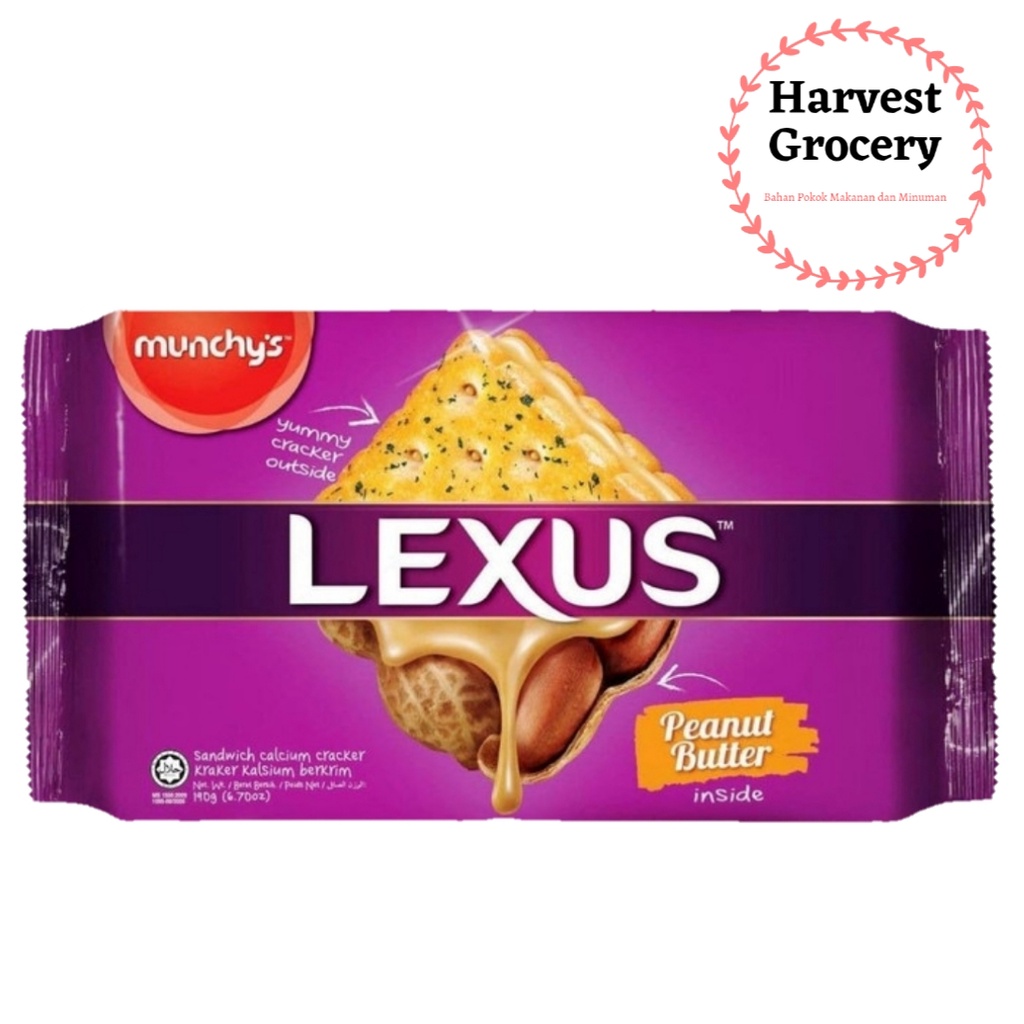 

Lexus Peanut Butter (Biskuit Lexus Rasa Selai Kacang) 190Gr