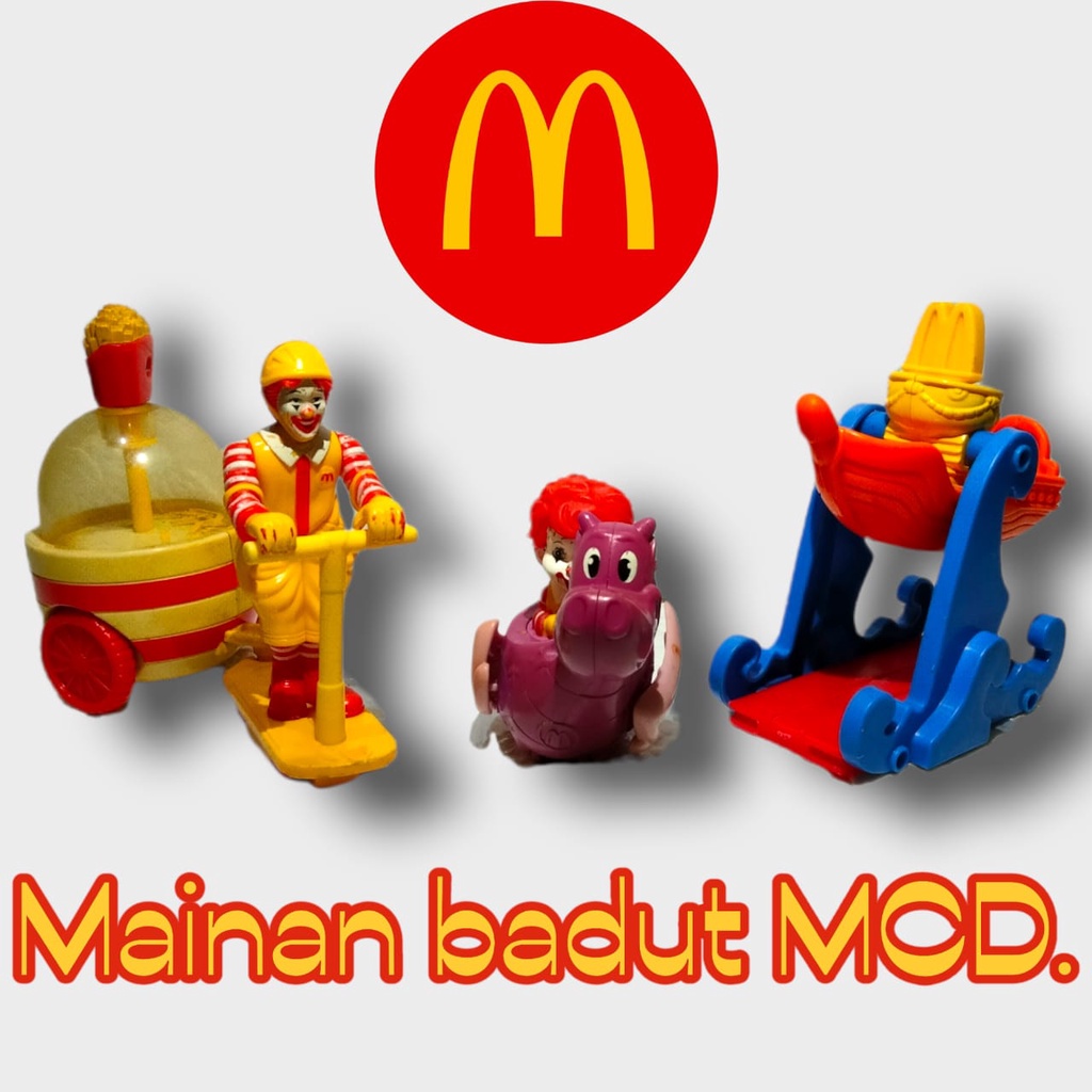 koleksi mainan game mcd happy meal mainan jadul mcd