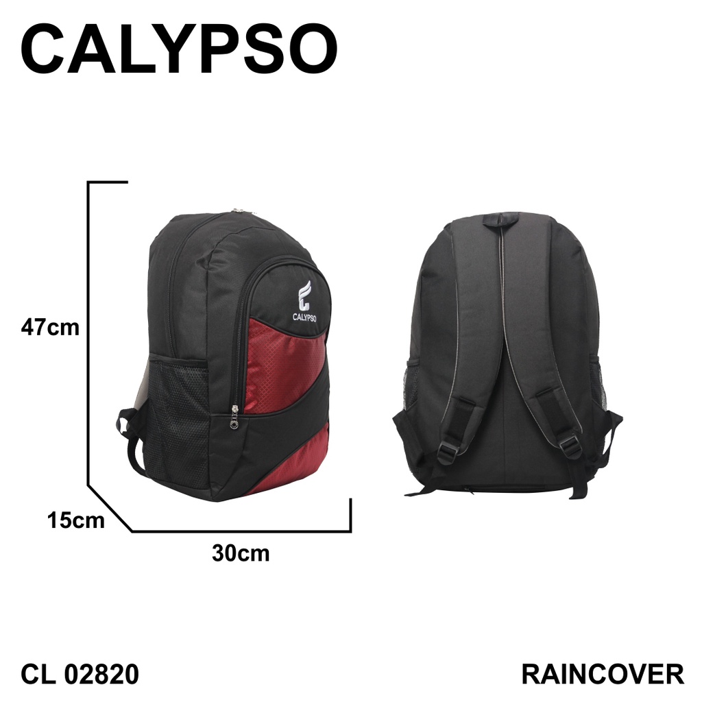 [KLIKTAS] Tas ransel laptop pria remaja Calypso D 02820 backpack punggung bahu kerja kuliah sekolah original premium