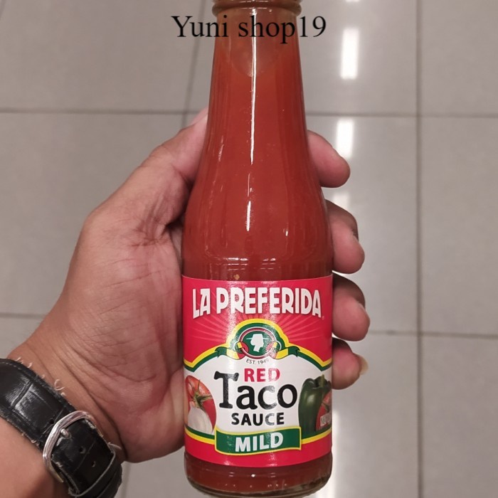 

la preferida red taco sauce mild 198g