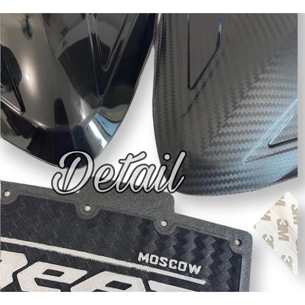 PAKET MURAH VISOR BEAT FI ESP INJEKSI + MUDFLAP KARET KOLONG SPAKBOR WINDSHIELD BEAT NEW HITAM KARBON FREE DOUBLE TAPE 3M + MUD FLAP KARPET MOTOR BEAT KARBON PISOR WINSIL WINDSHIL WINSHIELD VISOR / WINSHIELD HONDA BEAT FI ESP 2019 VARIO 125 150 ALL NEW