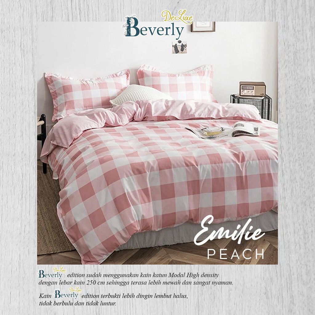 SPREI KATUN LOKAL BEVERLY MOTIF DEWASA MINIMALIS KOTAK