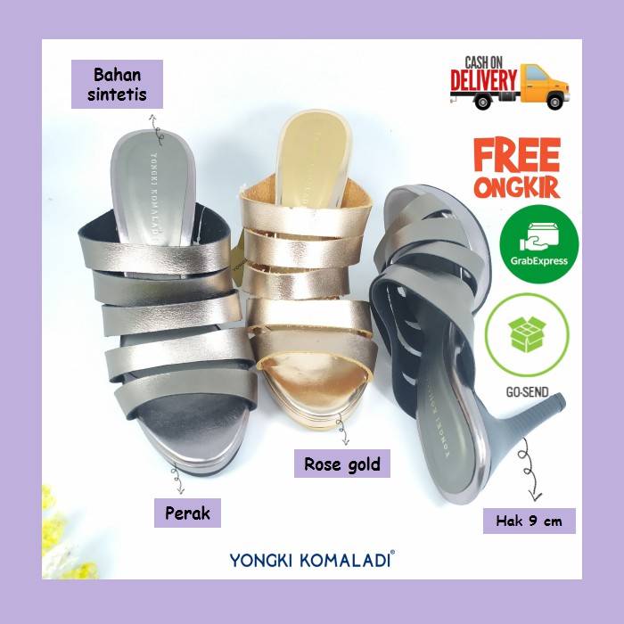 SANDAL WANITA PEREMPUAN CEWEK YONGKI KOMALADI HAK TINGGI SANDAL WANITA PEREMPUAN CEWEK YONGKI KOMALADI HAK TINGGI