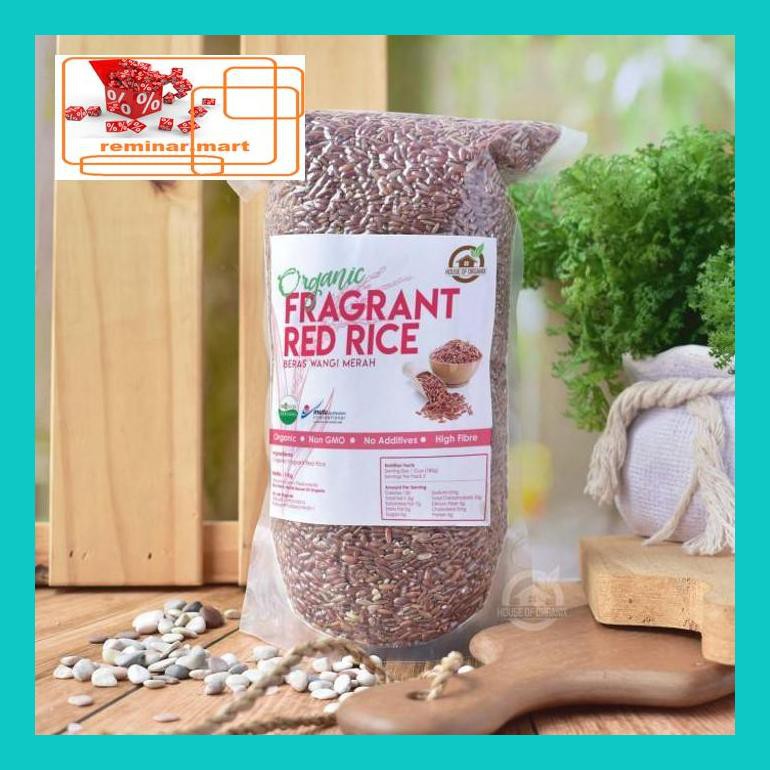 

S0Bers House Of Organix Fragrant Red Rice ( Beras Merah Wangi ) 1 Kg Ric0S50B