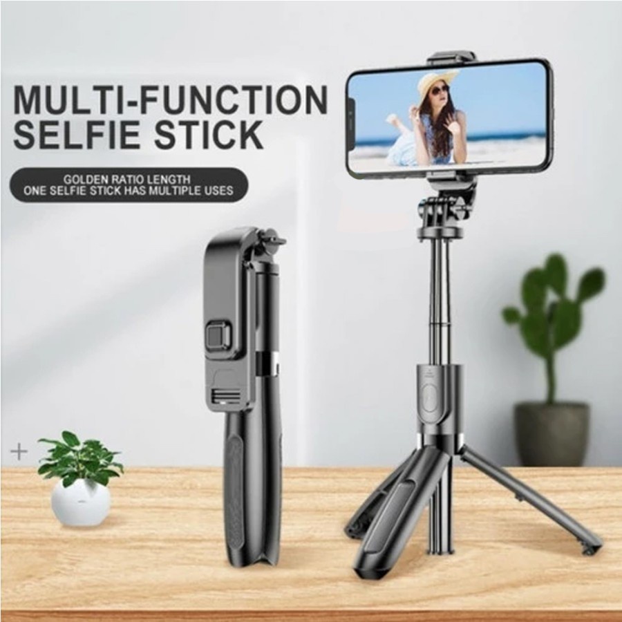 Tongsis Tripod Dengan Lampu / Selfie stick Tripod With Selfie Light S03-S