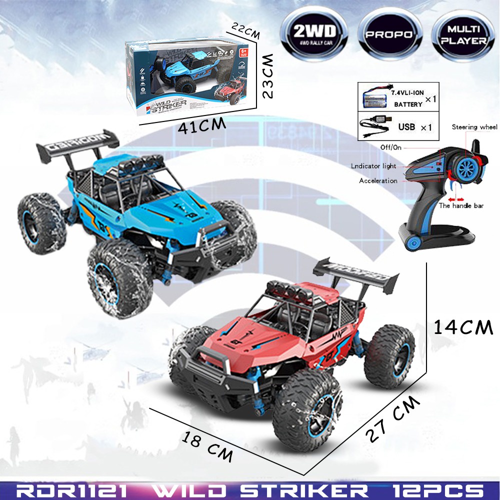 RC Propo Wild Striker Monster Mainan Anak Mobil Remote Radio Control Hobi Koleksi Remot Kontrol