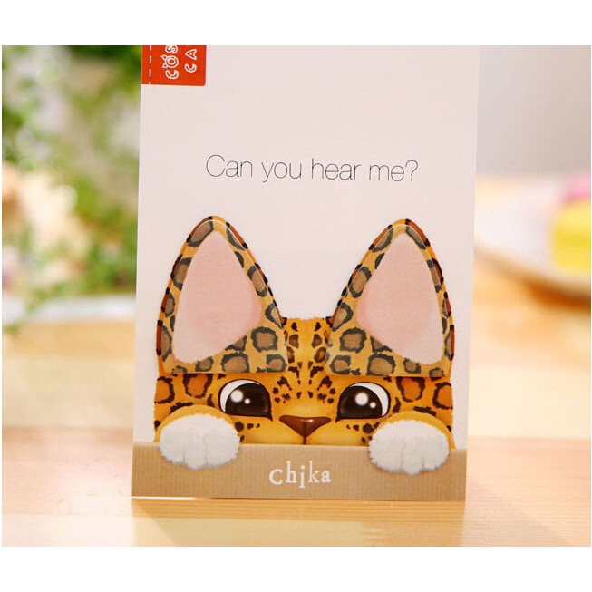 Spot Cat's Ear Memo Pads (20x2 Sheet)