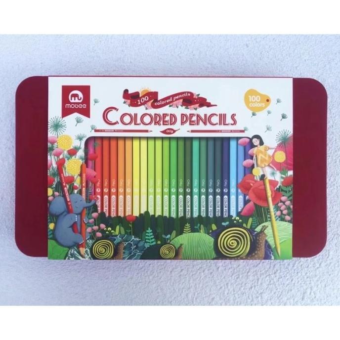 

MOBEE 100 COLORED PENCIL - PENSIL WARNA COLOR PENCILS DSF5456465