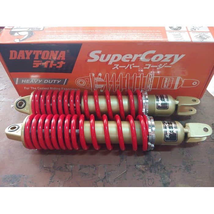 Shock Shockbreaker Daytona Super Cozy 335mm Red Yamaha NMAX Terlaris