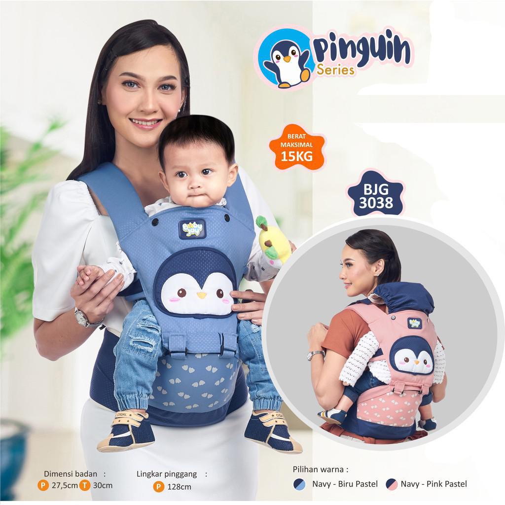 Baby Joy Gendongan Hipseat Pinguin Series BJG3038