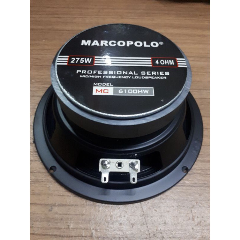 Speaker Fullrange 6 inch Middle speaker MARCOPOLO 6 inch MC6100HW 275 watt