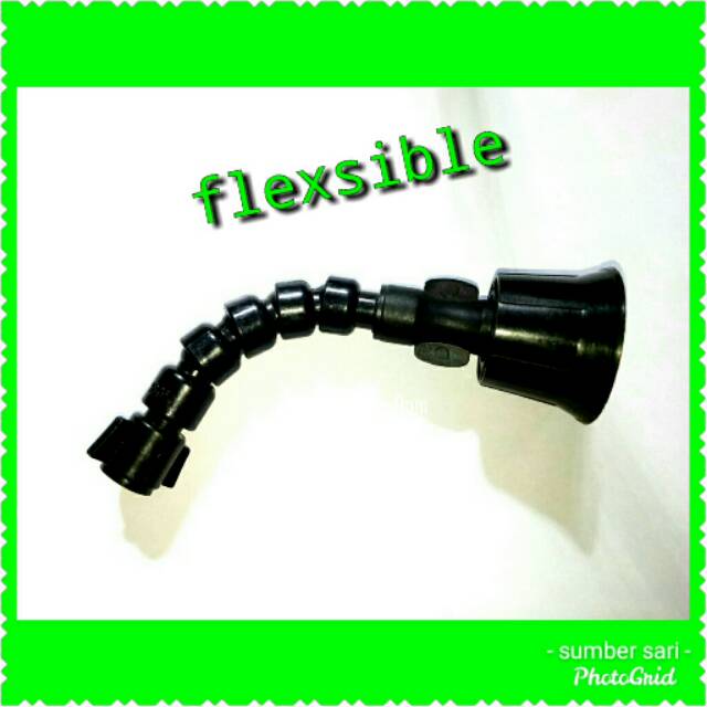 nosel fleksibel bisa di bengkokkan 4 lobang