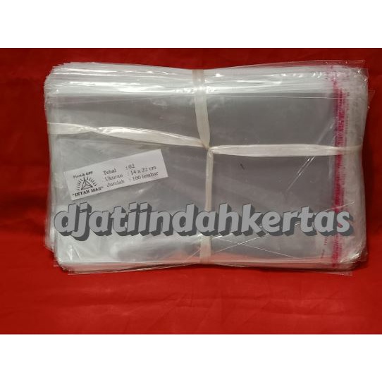 PROMOO!!!!PLASTIK OPP UNDANGAN UK 14 X 22