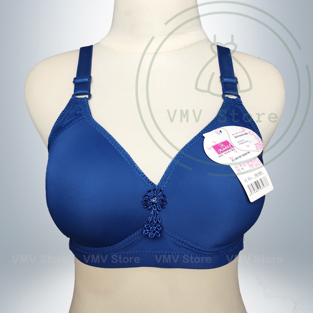 TOKO HL | 3 PCS | Bra Misslily 128 Import Cup C Besar Kait 3 Tanpa Kawat Jumbo Size 36 - 38 - 40 - 4