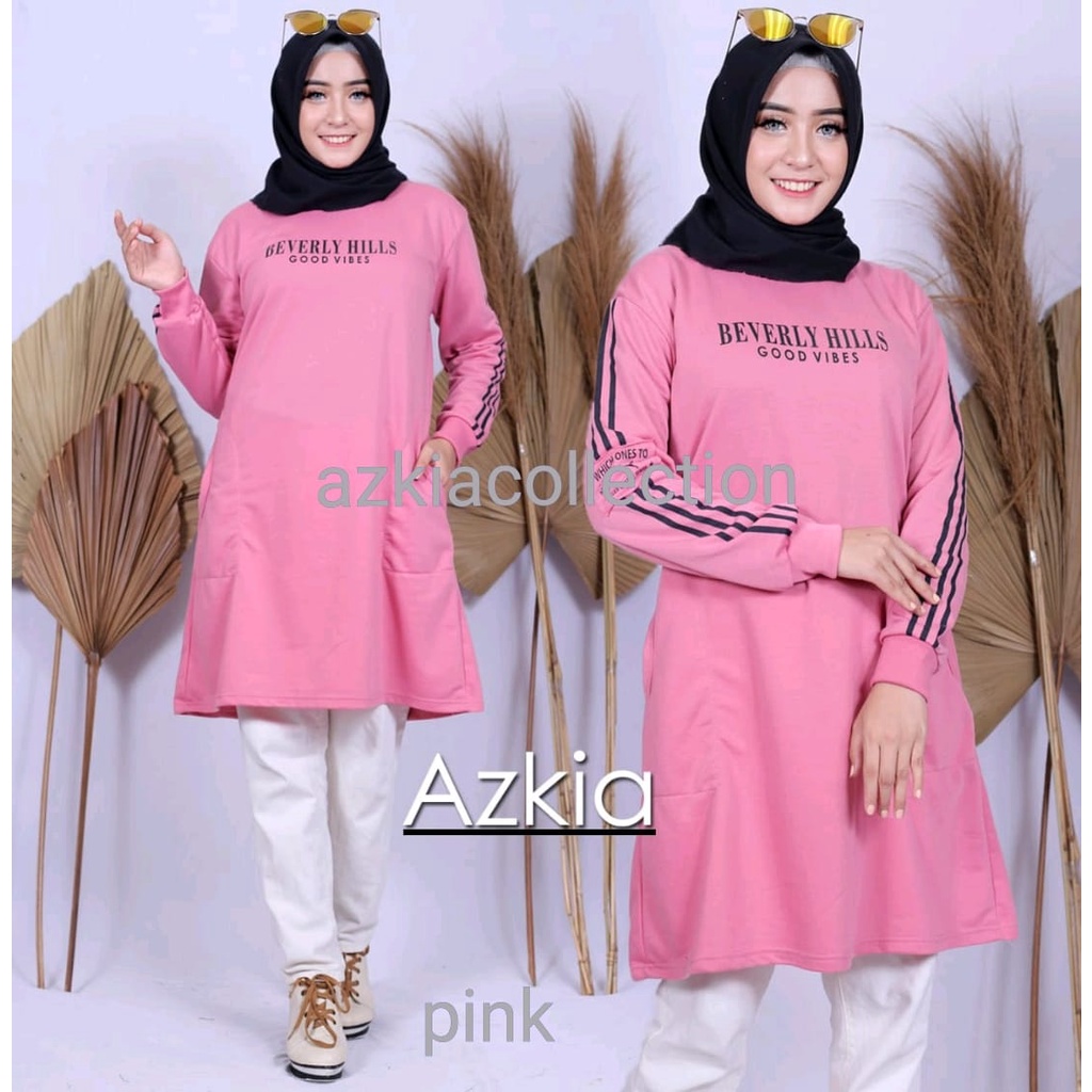 tunik wanita kaos babyterry