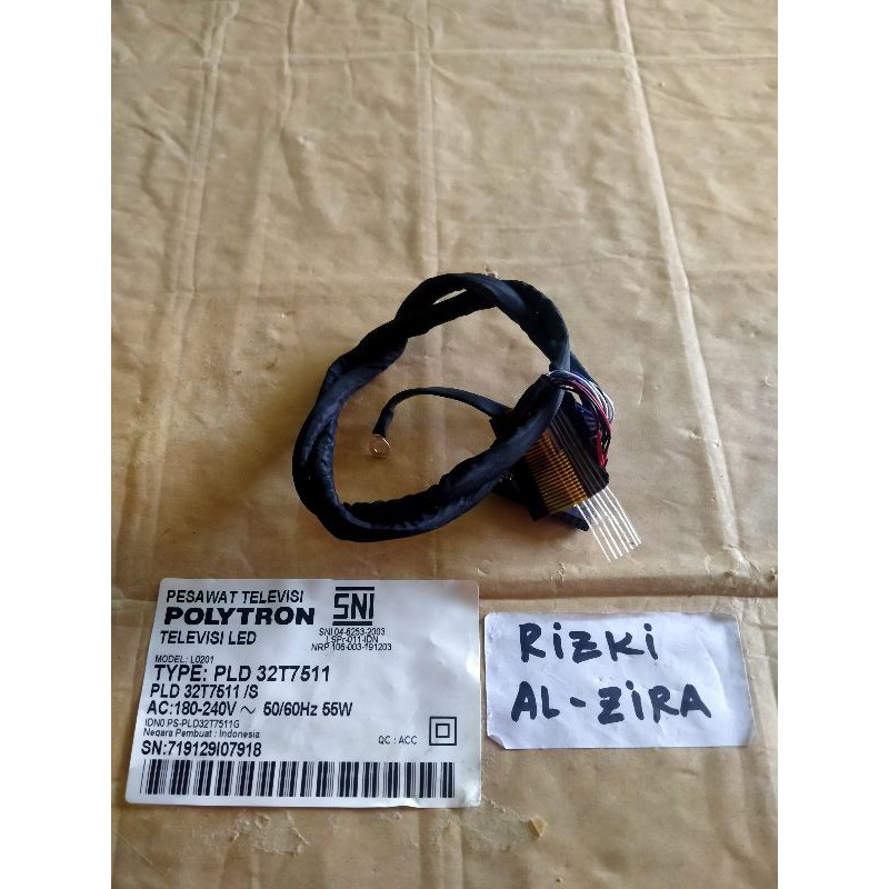 Kabel LVDS Tv original Polytron PLD 32T7511