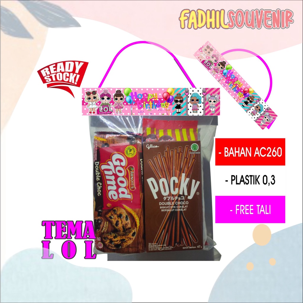 

Grosir tas plastik ulang tahun di FADHILSOUVENIR