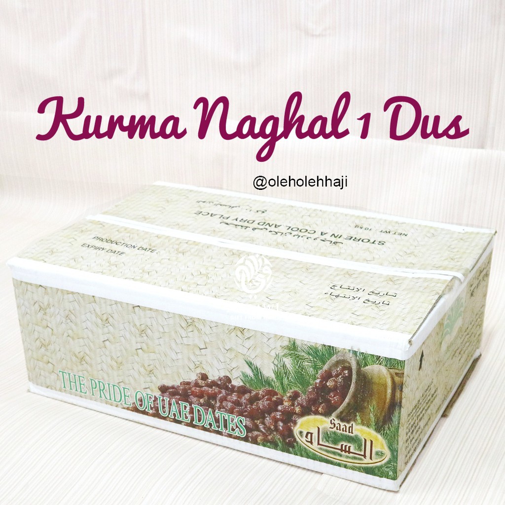 

Kurma Naghal 10 Kg/Grosir Kurma Takjil Ramadhan 1 Dus/Oleh Oleh Haji